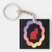 Scalloped Kitty - Schlüsselanhänger (Vorderseite)