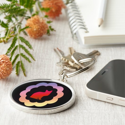 Scalloped Kitty - Schlüsselanhänger (Seite)