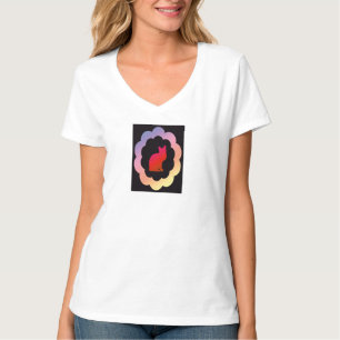 Scalloped Kitty - T-Shirt