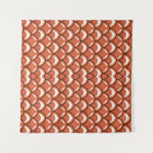 "Scallops on Sunny Side" Wandteppich (Vorderseite (Horizontal))