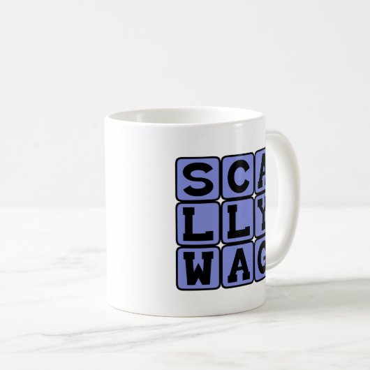 Scallywag, boshafter Gauner Kaffeetasse (VorderseiteRechts)