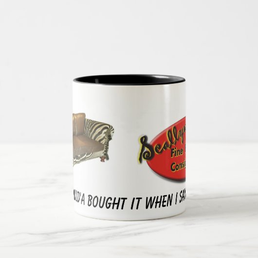 "Scallywag" Kaffee-Tasse Zweifarbige Tasse (Mittel)