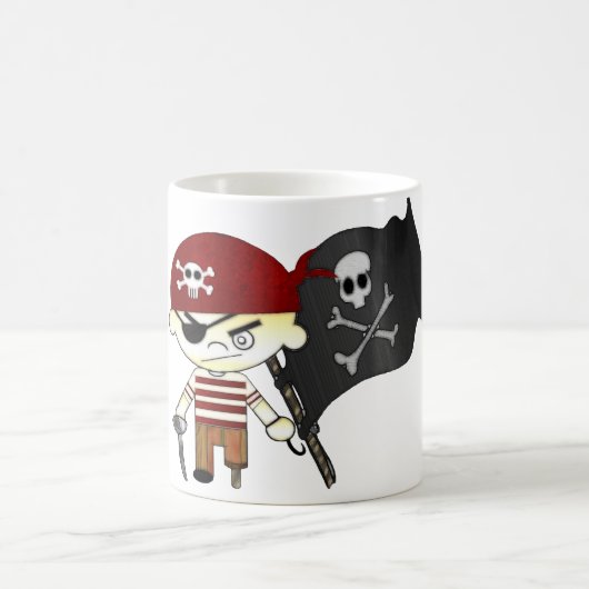 Scallywag Pirate KIDS Kaffeetasse (Mittel)