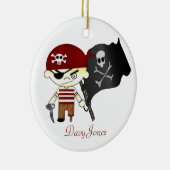 Scallywag Pirate KIDS Keramik Ornament (Rechts)
