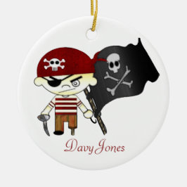 Scallywag Pirate KIDS Keramik Ornament