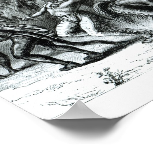 Scalp Dance aus "Skizzen des indischen Krieges" Poster (Ecke)