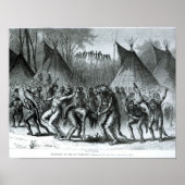 Scalp Dance aus "Skizzen des indischen Krieges" Poster (Vorne)