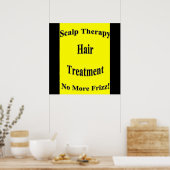 Scalp Therapie Haarschnitt Verkauf Poster Matte (Küche)