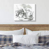 Scalpeen of Tim Downs, at Dunmore Leinwanddruck (Insitu (Schlafzimmer))