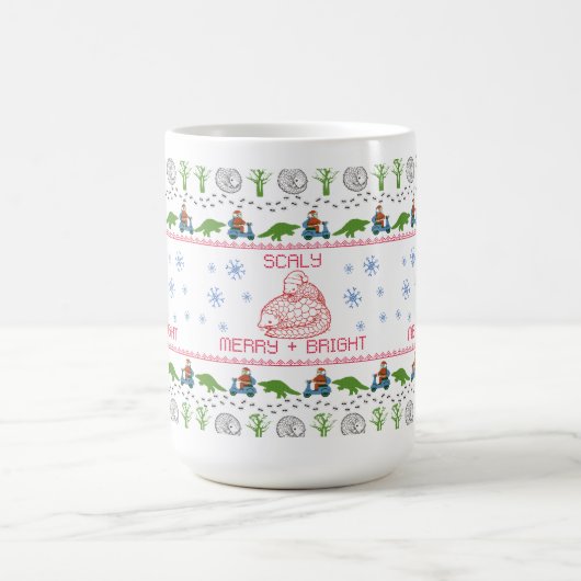 Scaly, Merry & Bright Tasse (Mittel)