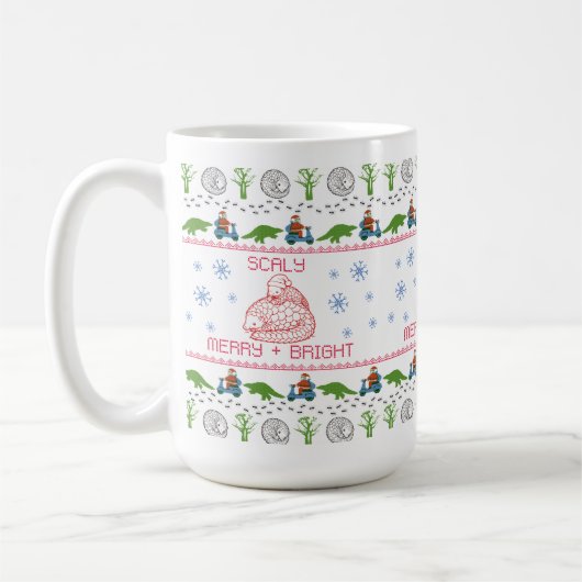 Scaly, Merry & Bright Tasse (Links)