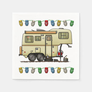Scamp Fifth Wheel Camper RV Happy Camper Serviette