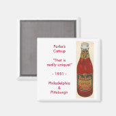 scan0001, Parke'sCatsup"Das ist wirklich einzigart Magnet (Vorderseite/Rückseite)