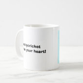 scan0002, luckycricket folgen Ihrem Herzen! Kaffeetasse (Vorderseite Links)