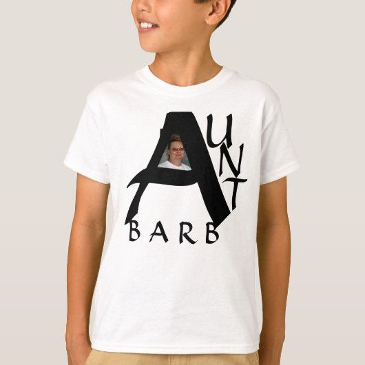 scan0003, A, U, N, T, B A R T-Shirt (Vorderseite)