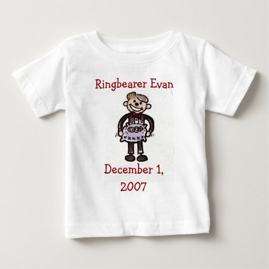 scan0014, Ringbearer Evan, 1. Dezember 2007 Baby T-shirt (Vorderseite)