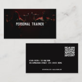 Scan-Code Personal Trainer Visitenkarte (Vorne/Hinten)