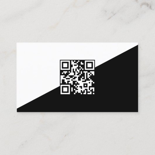 Scan-Code QR-Kleber Visitenkarte (Rückseite)