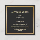 Scan-Code QR Premium Telefonnummerkarte (Rückseite)