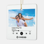Scan Code Song Weihnachten Keramikornament (Links)