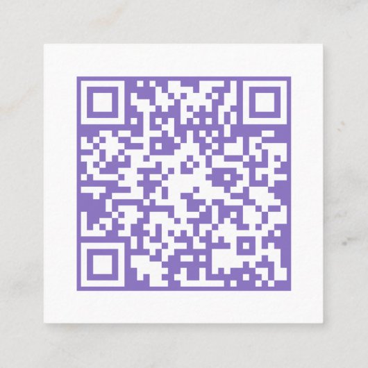 🌸 Scan-Codezeile Lash Tech Telefonnummerkarte (Rückseite)