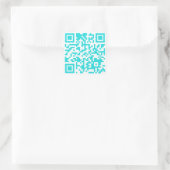 Scan & Discovery: QR-Code-Aufkleber Quadratischer Aufkleber (Tasche)