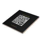 Scan for the Menu Stylish QR Code Ceramic Tile Fliese (Seite)