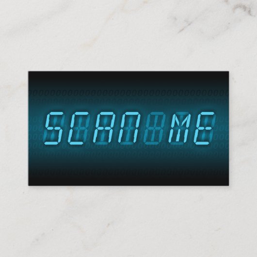SCAN ME: digitale Anzeige Visitenkarte (Vorderseite)