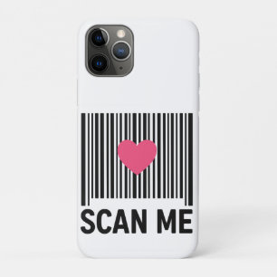 Scan Me - kreativer Strichcode mit Herzdesign Case-Mate iPhone Hülle