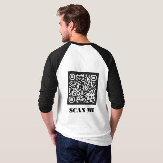 SCAN ME T-SHIRT (Schwarz voll)