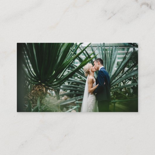 Scan Me UAWG Emerald Green Gold Wedding QR Code Begleitkarte (Rückseite)