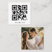 Scan Me UAWG Wedding QR Code Response Einladung (Vorne/Hinten)