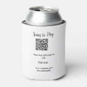 Scan-QR-Code bezahlen Fügen Sie E-Mail-Daten der W Dosenkühler (Kanne Vorderseite)