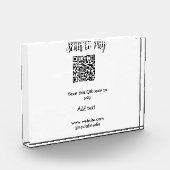 Scan-QR-Code bezahlen Fügen Sie E-Mail-Daten der W Fotoblock (Links)