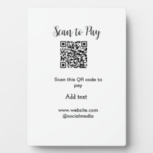 Scan-QR-Code bezahlen Fügen Sie E-Mail-Daten der W Fotoplatte