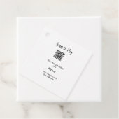 Scan-QR-Code bezahlen Fügen Sie E-Mail-Daten der W Geschenkanhänger (Beispiel)