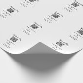 Scan-QR-Code bezahlen Fügen Sie E-Mail-Daten der W Geschenkpapier (Ecke)