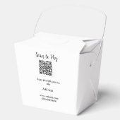 Scan-QR-Code bezahlen Fügen Sie E-Mail-Daten der W Geschenkschachtel (Vorderseite)