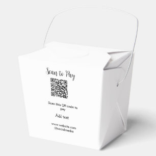 Scan-QR-Code bezahlen Fügen Sie E-Mail-Daten der W Geschenkschachtel