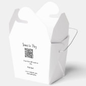 Scan-QR-Code bezahlen Fügen Sie E-Mail-Daten der W Geschenkschachtel (Offen)