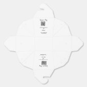 Scan-QR-Code bezahlen Fügen Sie E-Mail-Daten der W Geschenkschachtel (Ungeklappt)