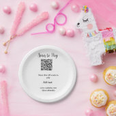 Scan-QR-Code bezahlen Fügen Sie E-Mail-Daten der W Pappteller (Party)