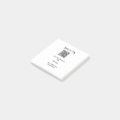 Scan-QR-Code bezahlen Fügen Sie E-Mail-Daten der W Post-it Klebezettel (angewinkelt)