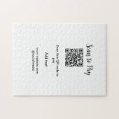 Scan-QR-Code bezahlen Fügen Sie E-Mail-Daten der W Puzzle (Horizontal)