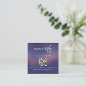 Scan QR code RSVP Wedding Insert (Stehend Vorderseite)
