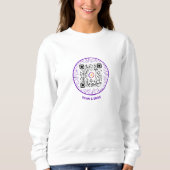 Scan & Smile - Tägliche Motivation Sweatshirt (Vorderseite)