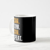 Scan Stow Scan Repeat Funny Warehouse Worker  Kaffeetasse (Vorderseite Links)