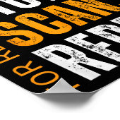 Scan Stow Scan Repeat Funny Warehouse Worker Poster (Ecke)