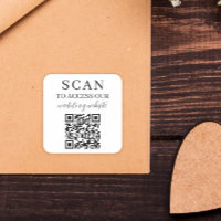 Scan to Access Wedding Website QR Code
