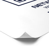 Scan to Connect l Coffee Shop Network Poster (Ecke)